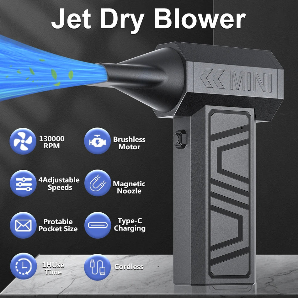 31177 Caravan RV Air Duster Turbo Blower 130000RPM With 5 Nozzles