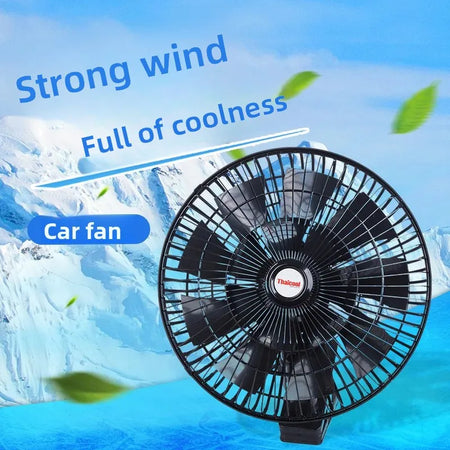 11 Inch Car Fan 24V For Trucks &ndash; Adjustable Speed 16 Blades