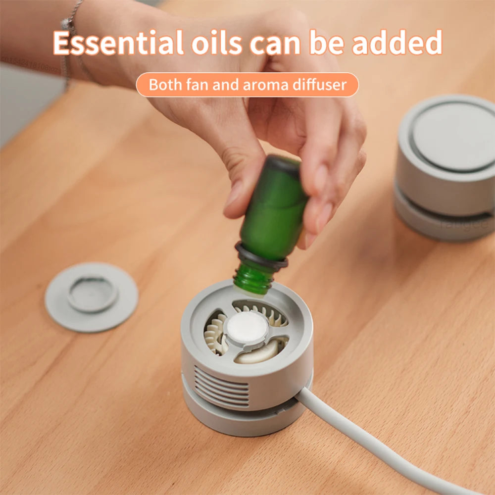 Raugee Mini Hanging Neck Fan &ndash; USB Rechargeable 3 Speed