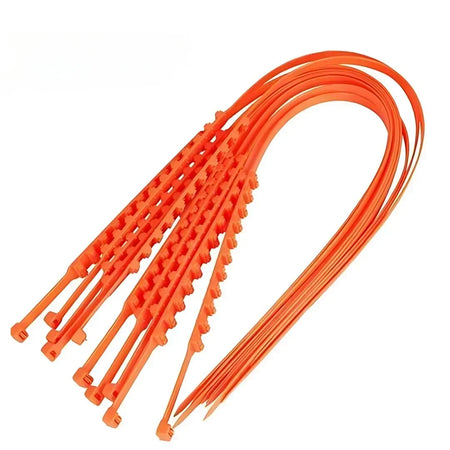 Anti Skid Snow Chains - Double Grooves For Traction