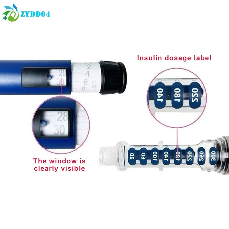 Dispositivo de inyección portátil de insulina de 3 ml para diabetes, viaje y hogar.