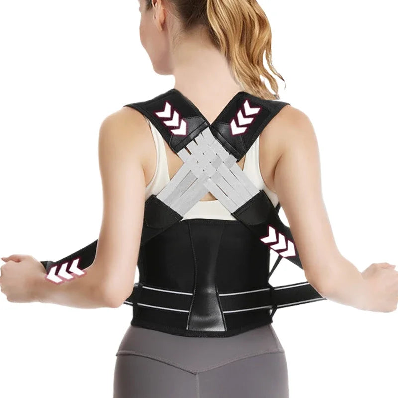 Camel Strap Posture Corrector for Back Support black / XL