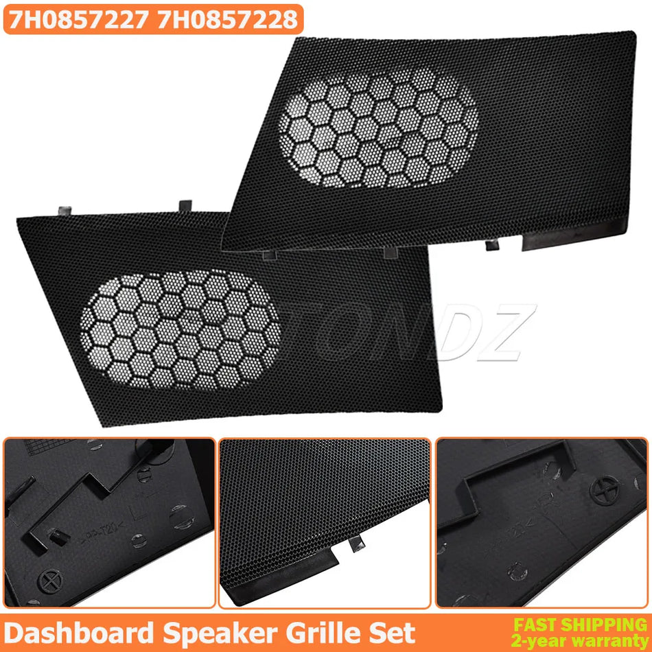 Dashboard-Lautsprecher-Mesh-Gitter links rechts für Volkswagen Transporter T5 T5FL