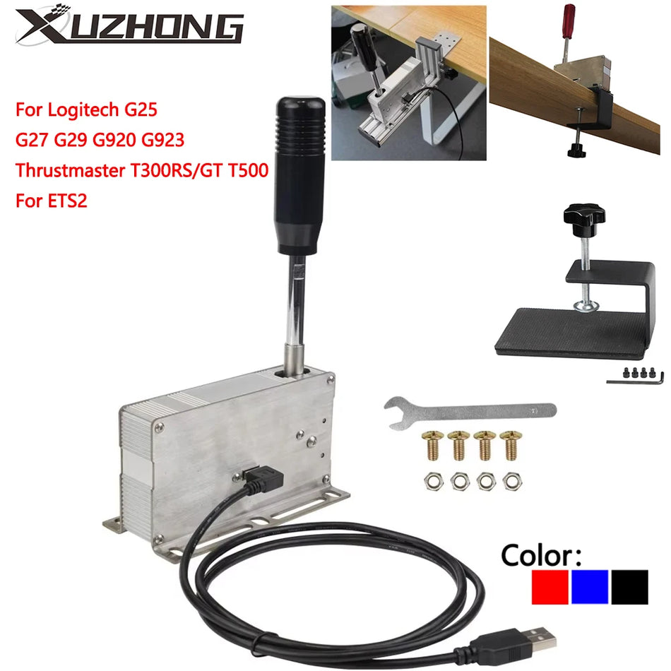 Logitech G29 Gear Shift Sequential Shifter for PC Racing, Stainless Steel