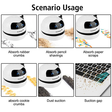 Mini Vacuum Cleaner Portable USB &ndash; Cute Robot Design