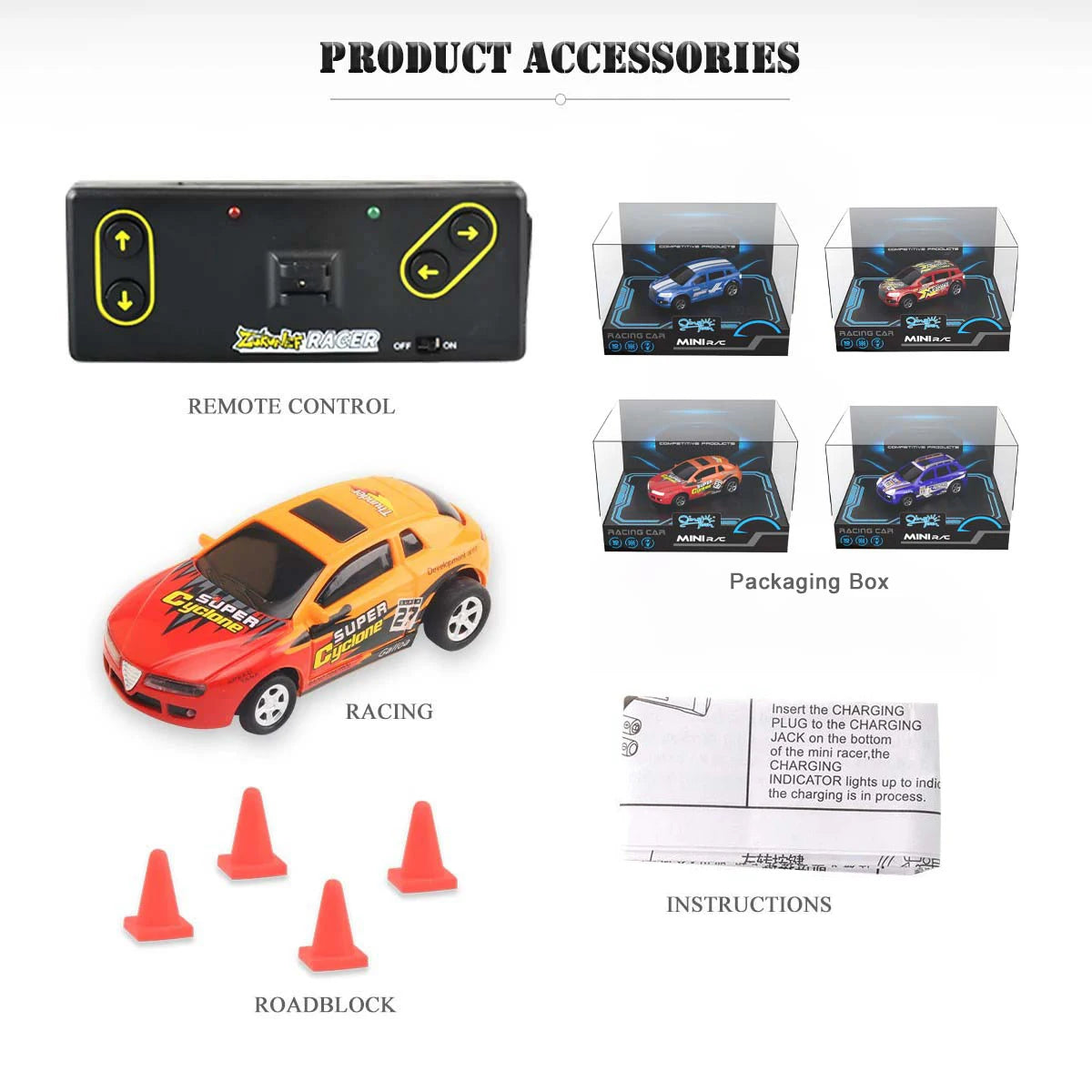 2025New 666K 1:64 Drift RC Car &ndash; Desk Competition Toy