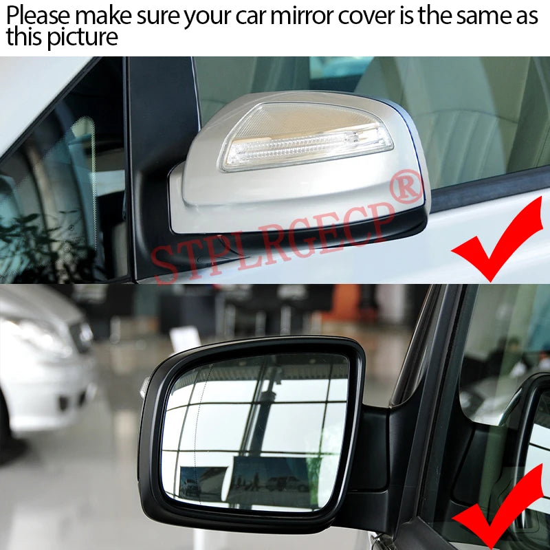 Cristal del espejo retrovisor calefactable para Mercedes-Benz Vito W639 2011-2014