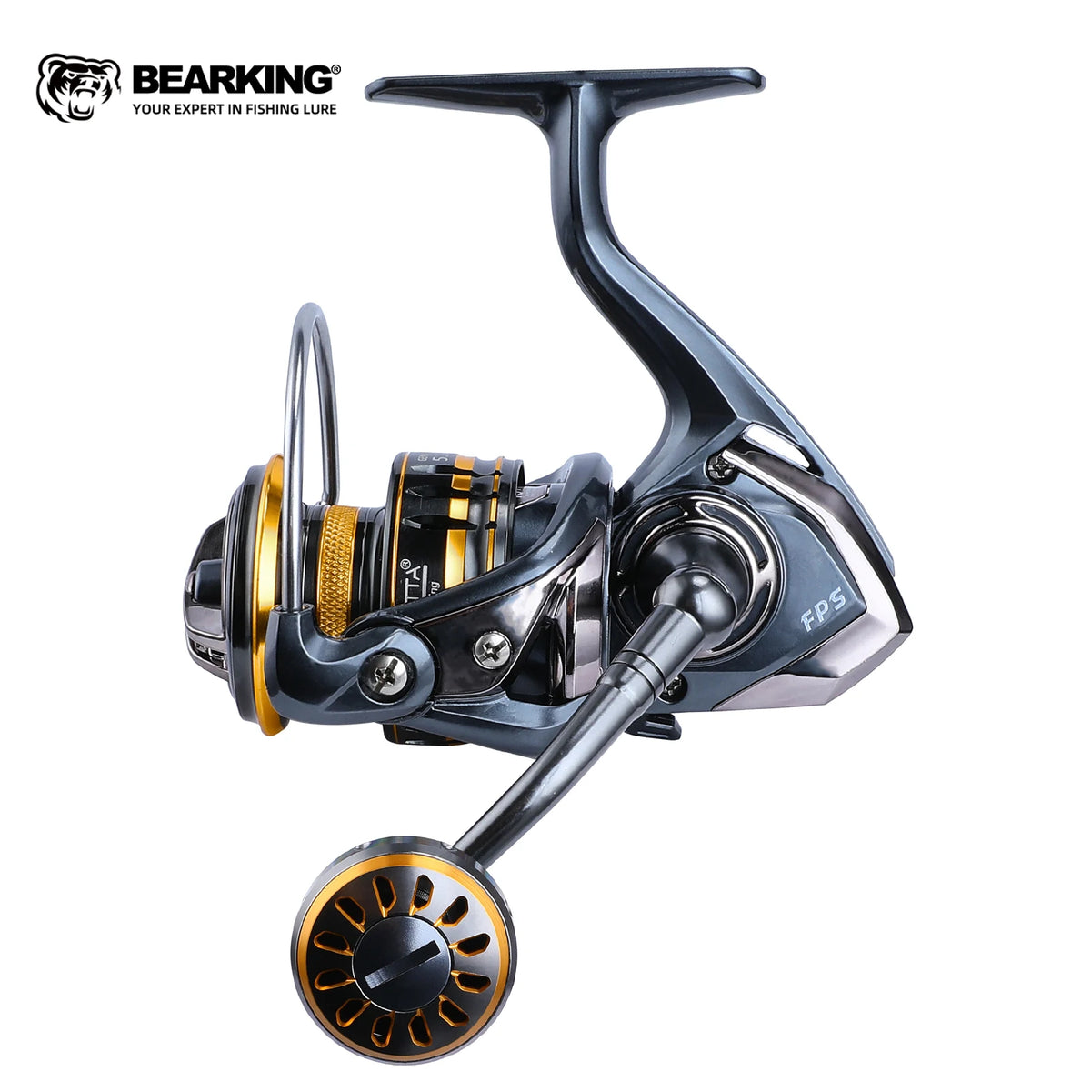 BEARKING Saltwater Spinning Fishing Reel 1000-6000 9+1BB 5.2:1 Max Drag 12KG Waterproof