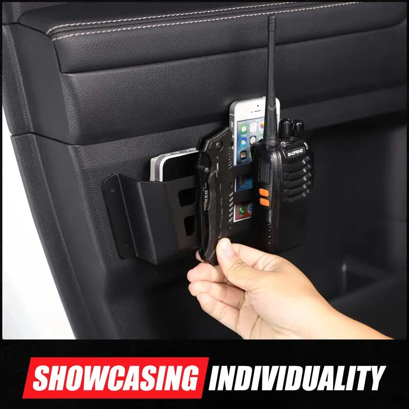 Μαύρο Εσωτερικό Καλάθι Αποθήκευσης Πάνελ Πόρτας Αλουμινίου LC250