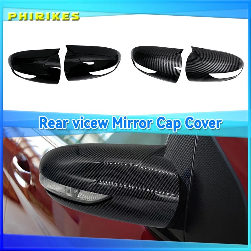 Mirror Cover Cap 2Pcs Set for Mercedes A Class W169 W245 Prefacelift Direct Fit Quality