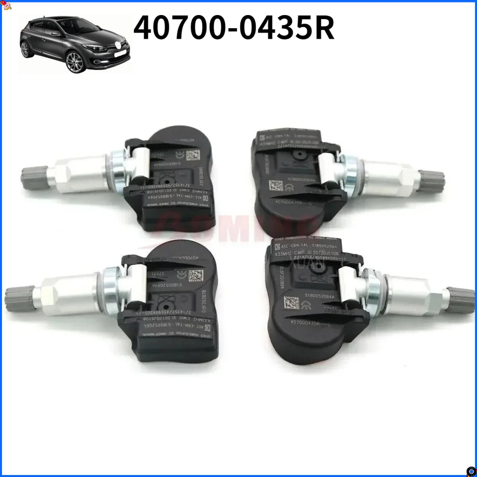 TPMS Tire Pressure Sensor For Renault Megane III Grandtour Megane Van Scenic Flue 433MHz 40700-0435R