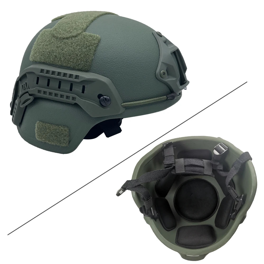 LPRED NIJ IIIA FAST Bulletproof Helmet MICH2000 &ndash; Compact mich green / L
