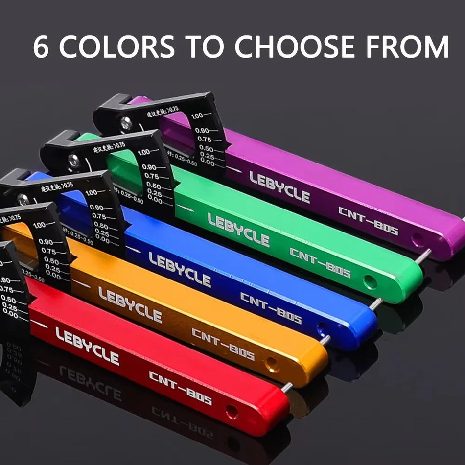 LEBYCLE Maastopyörän Ketjun Kulumisen Tarkistusindikaattori, CNC Alumiiniseos Työkalu