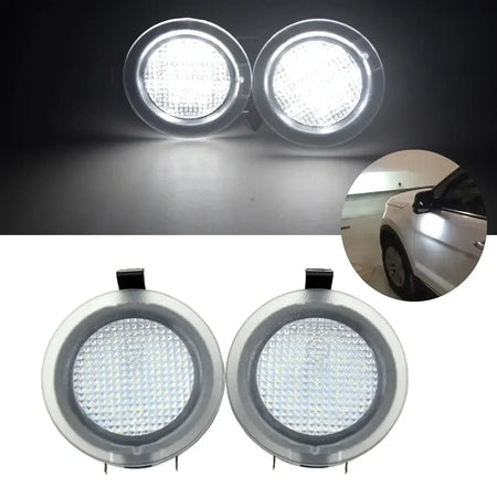 LED Under Side Mirror Puddle Lights For Ford Mondeo MK5 2015-2017 by InterCyprus Trading Ltd
