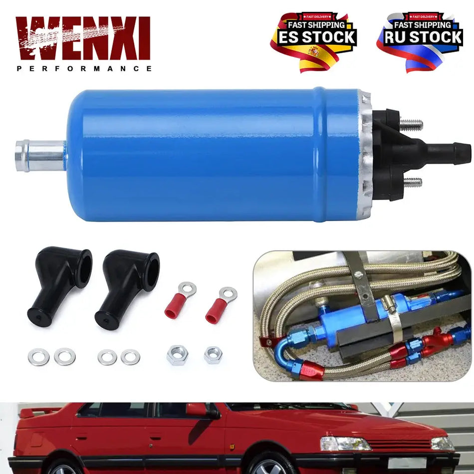Universal Brand new blue high pressure Electric Fuel Pump 0580464038 0580 464 038 for Renault BMW ALFA PEUGEOT Opel by InterCyprus Trading Ltd