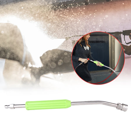 High-Pressure Car Wash Gun Extension Rod - Stainless Steel Jet Washer Lance