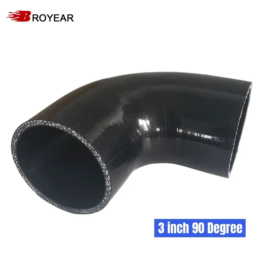 90 Degree Silicone Hose Elbow Intercooler Turbo Coupler 3in 76mm by InterCyprus Trading Ltd