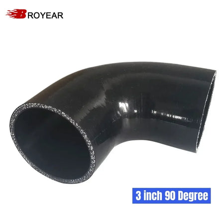 90 Degree Silicone Hose Elbow Intercooler Turbo Coupler 3in 76mm by InterCyprus Trading Ltd