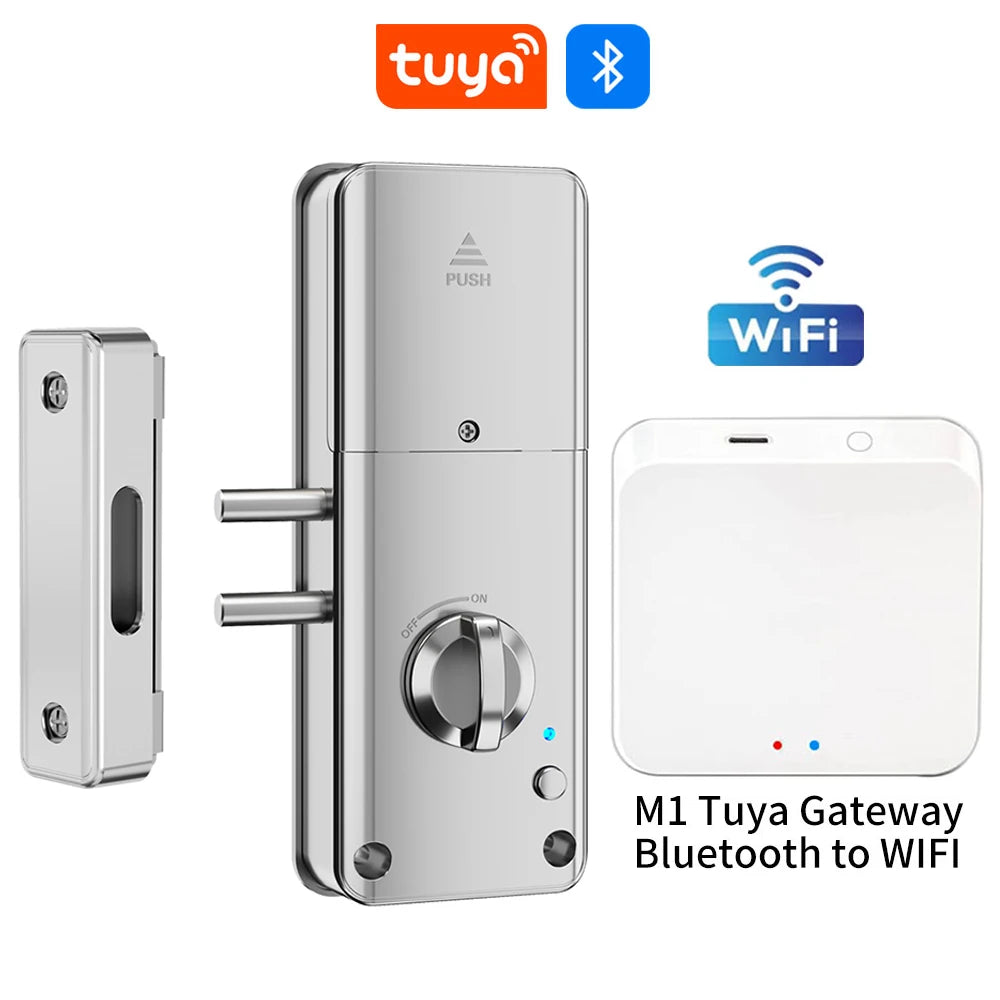 RX2052-TUYA-sliver &ndash; App Control Tuya Enabled Keyless Lock RX2052-tuya-sli-M1