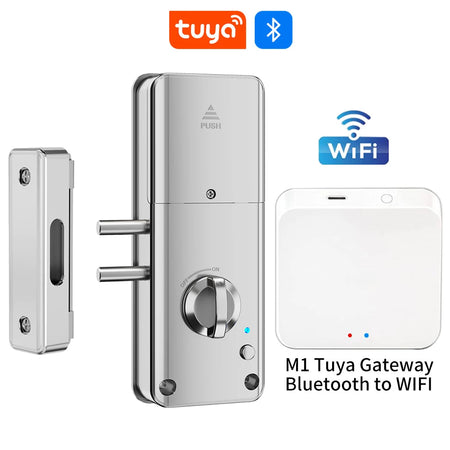 RX2052-TUYA-sliver &ndash; App Control Tuya Enabled Keyless Lock RX2052-tuya-sli-M1