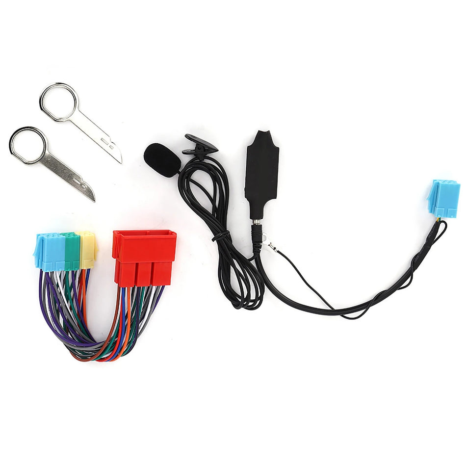 Adaptador AUX para automóvel com ficha ABS para Audi A2 A3 B5 B6 B7 A6 A8