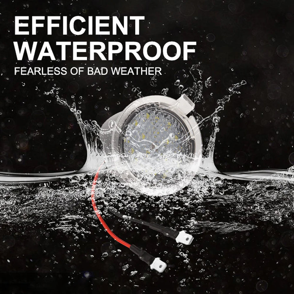 Ford F-150 Side Mirror Puddle Light LED, 2-Pack, Black PC