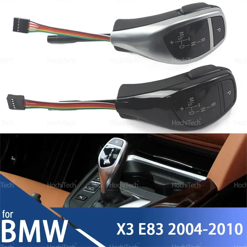 Led PU Leather LED Gear Shift Knob Automatic Gear Shifter Lever Handle for BMW X3 E83 2004-2010 Thumb Gear Shift Knob by InterCyprus Trading Ltd