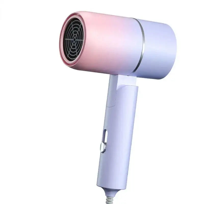 Folding Hair Dryer With Carrying Bag Anion Hot Air Travel