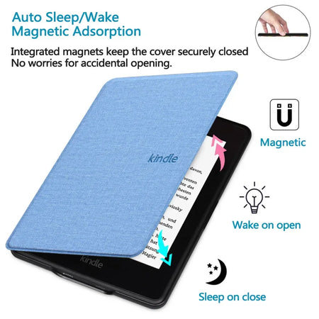 Magnetic Pouch Cover for Kindle Paperwhite (2021-2024) - Shockproof &amp; Anti-Dust