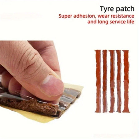 Car Tire Repair Kit - Durable, Portable, and Easy-to-Use with Super Glue