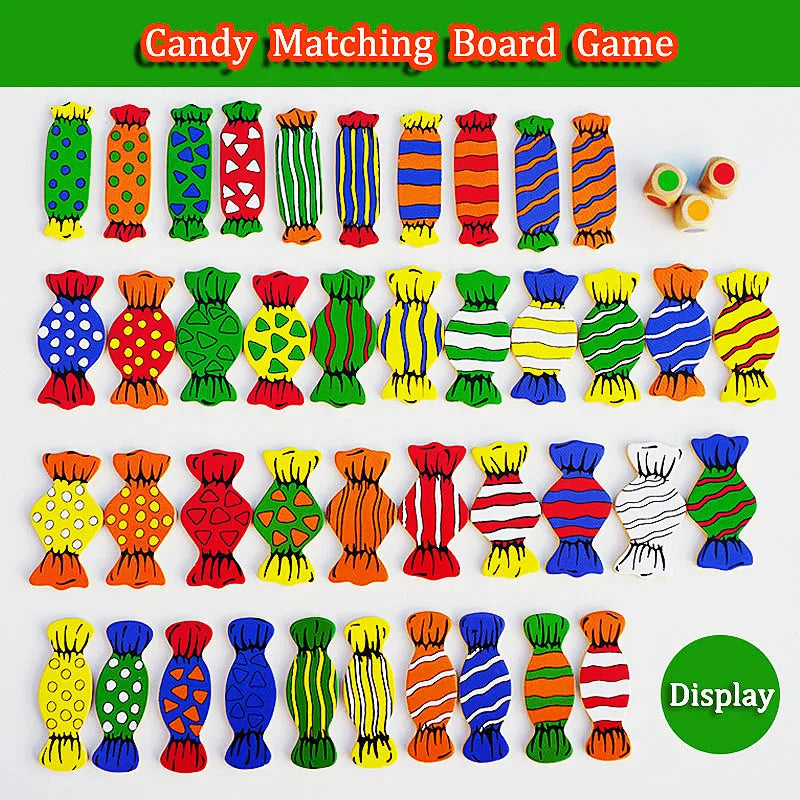 Brozebra TTF00856 Wooden Sensory Dice Game &ndash; Color Match