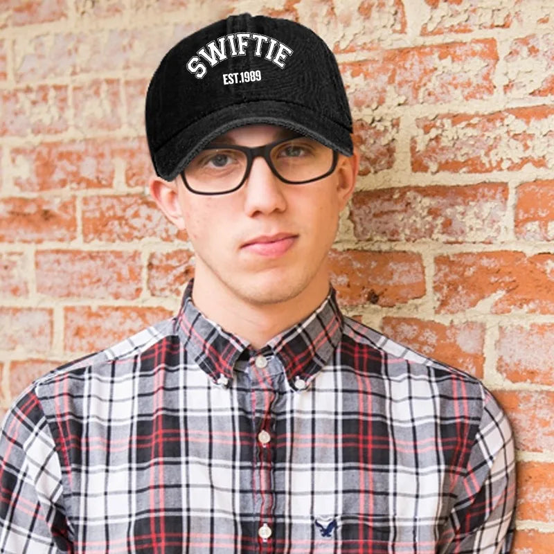 SWIFTIE Pink Letter Print Unisex Baseball Cap