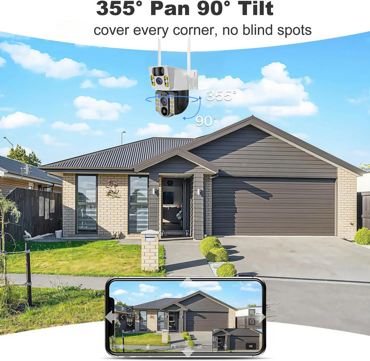 V380 Pro 8MP HD Solar Camera WIFI Smart Home Security Protection Home 360 Monitor 4K 4G SIM Card Outdoor with Battery 4G Network