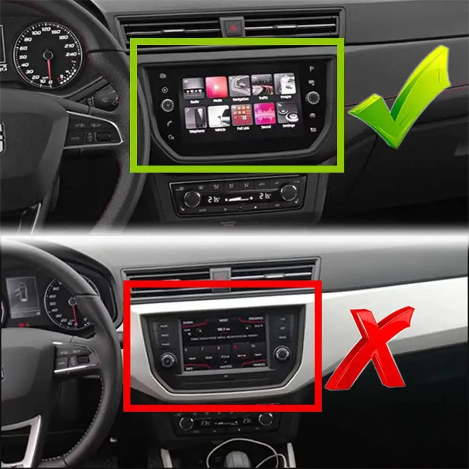 Canbus Data Dynamic Trajectory Car Reverse Backup Camera For Seat Arona 2017~2020 MIB Stereo, No Coding/ Plug and Play by InterCyprus Trading Ltd