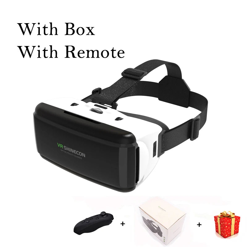 Shinecon 3D Virtual Reality Headset for Smartphones With Box With Remote / China