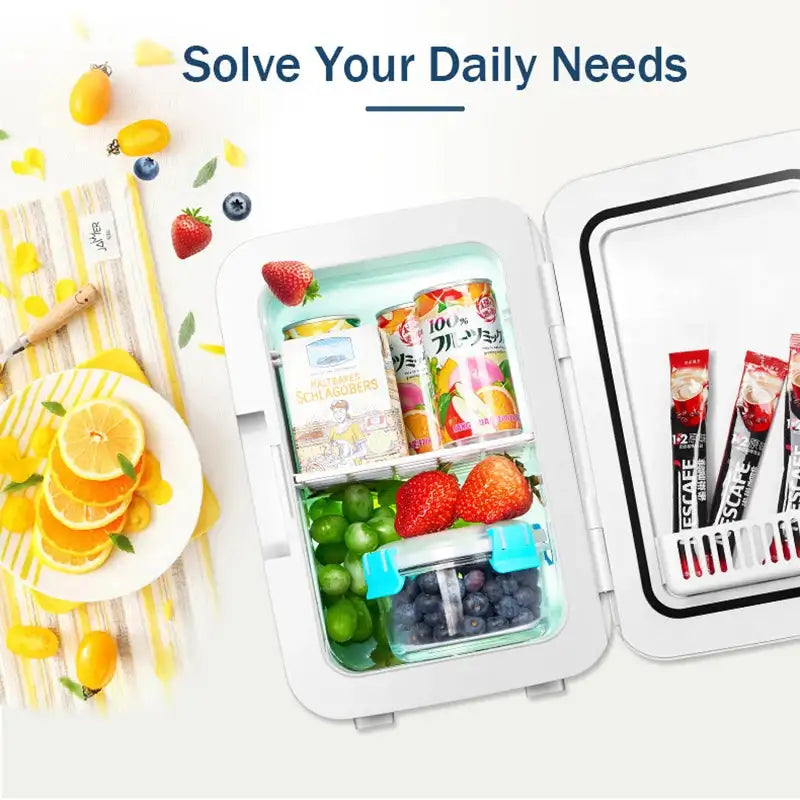 Mini Portable Refrigerator 12V 220V Silent Cooler For Car