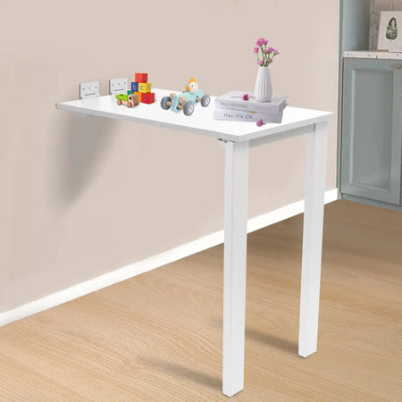 Foldable Wall Mounted Desk 29.5x15.75in &ndash; L Shape Design