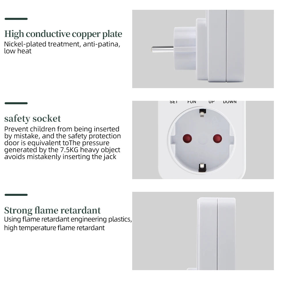 TM08 Multifunctional Timer Socket &ndash; Programmable Countdown