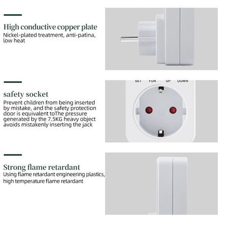 TM08 Multifunctional Timer Socket &ndash; Programmable Countdown