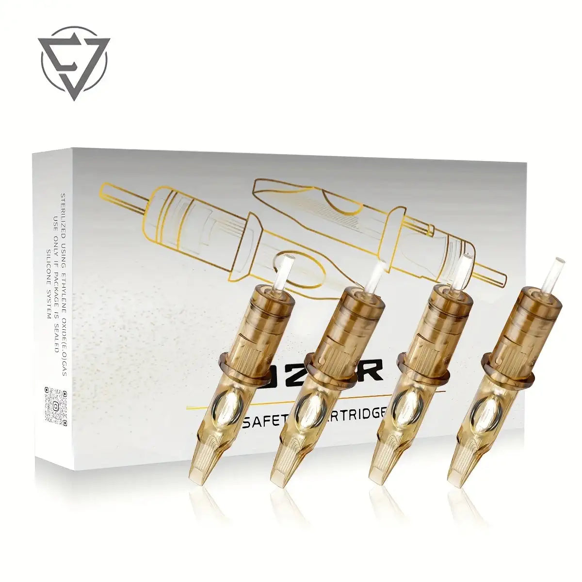 OZER 10Pcs Tattoo Cartridge Needles RL RS RM Round Liner 1211RM