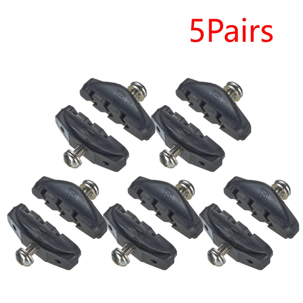 Road Bike Brake Pad &ndash; Ultra Quiet Durable Rubber Brake Pads 5Pairs