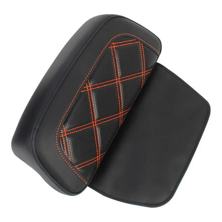Motorcycle Razor Chopped Pack Trunk Backrest Pad &ndash; Premium Synthetic Leather Comfort