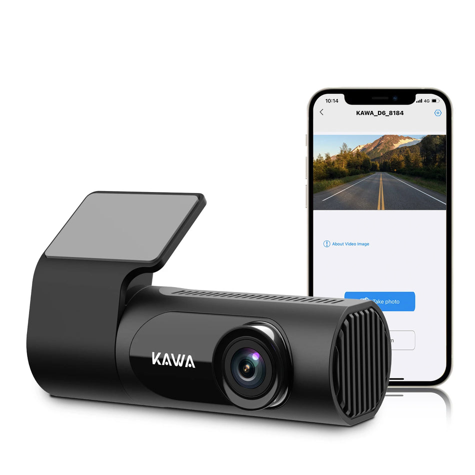 KAWA D6 Dash Cam 2K with WiFi &amp; Night Vision