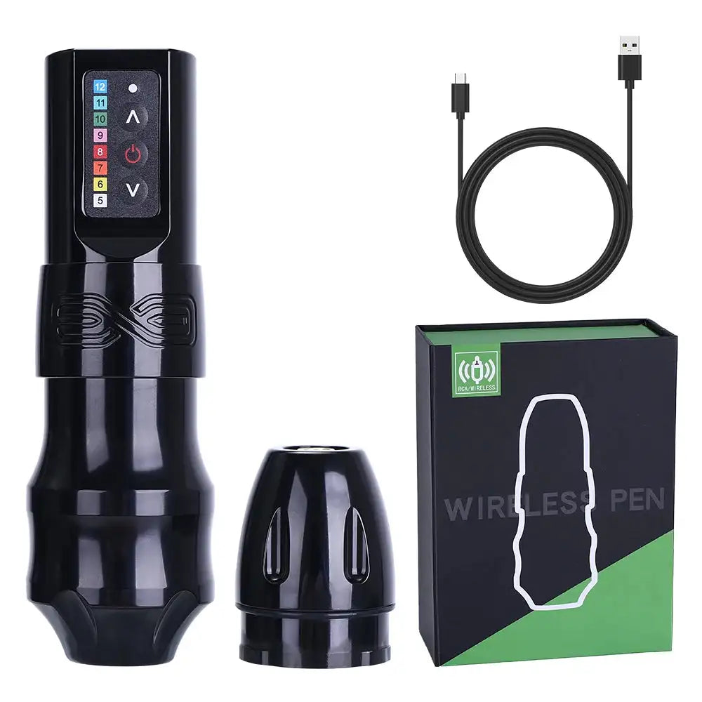 YILONG MAX Tattoo Machine Cartridge Pen &ndash; 2400mAh Battery black 33