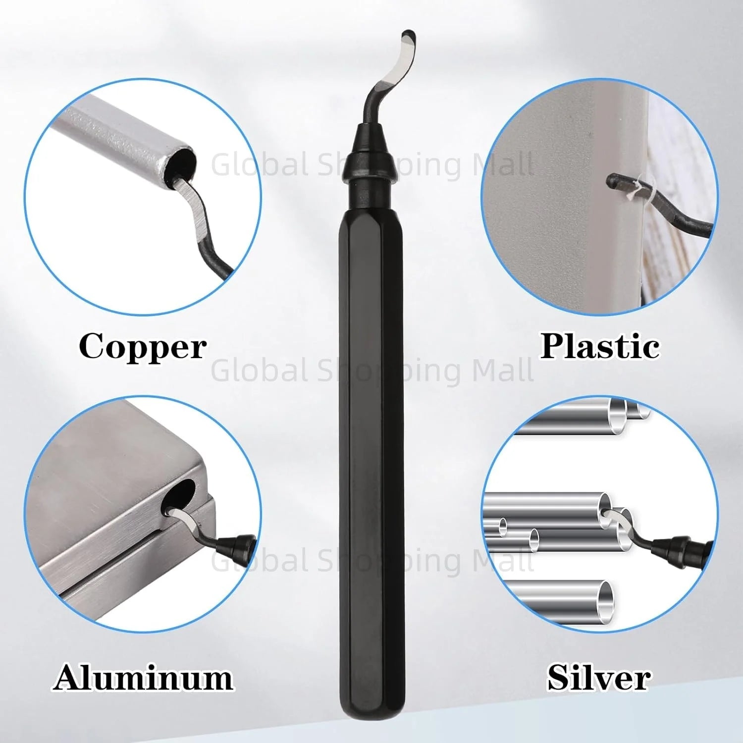 Metal RB1000 Deburring Tool Kit - Efficiently Smooth Wood &amp; Plastic