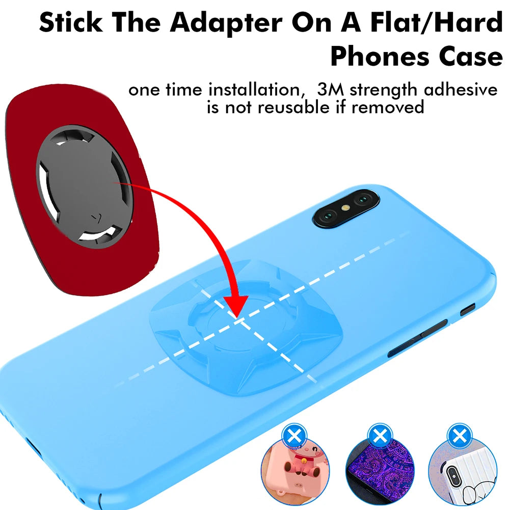 QUAD-LOCK Motorcycle Bike Phone Holder &ndash; 360 Degree Rotatable Navigation Support