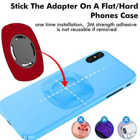 QUAD-LOCK Motorcycle Bike Phone Holder &ndash; 360 Degree Rotatable Navigation Support