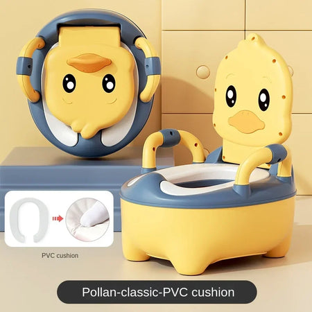 Boys And Girls Potty Training Seat &ndash; Ergonomic Comfort Yellow pvc