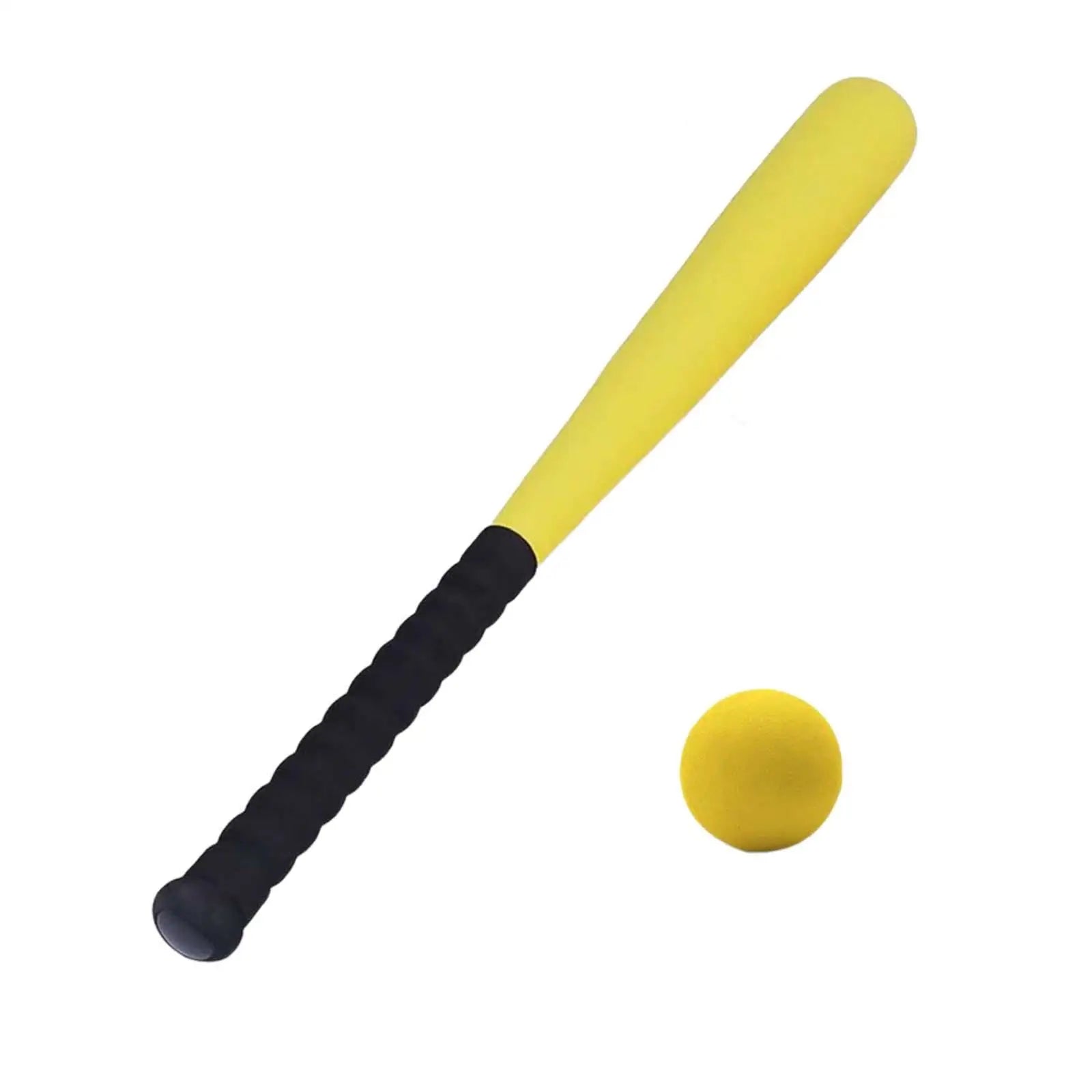 Kids Foam Baseball Bat And Ball 21 Inch Set &ndash; Safe Play Yellow