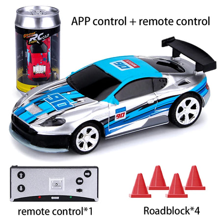 1/58 RC Car Mini Racing Car &ndash; 2.4G Speed Remote Control Silver